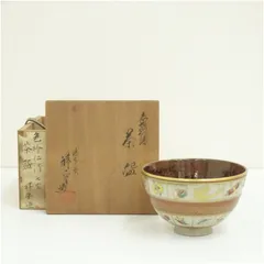 抹茶碗　淡紫交趾　六瓢　手塚大示　共箱　京焼　R1423 2025年最新】京焼 茶碗の人気アイテム - メルカリ