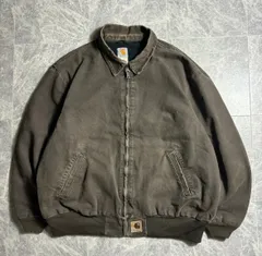 カーハート　希少モデル　J102　灰M　ダックボンバー　ジャケット 中古・古着通販】CarHartt (カーハート) ダックボンバー