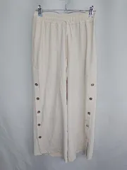 ◇ ⊂ YECCA VECCA イェッカヴェッカ イージーパンツ サイズF ホワイト系 レディース E  【1409240043591】