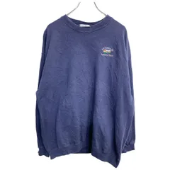 Lee ロゴスウェット XLサイズ リー ネイビー 刺繍 メキシコ製 古着卸 アメリカ仕入 t2406-3118