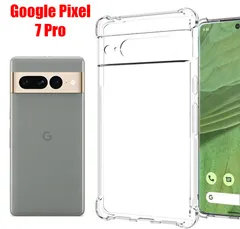 Google Pixel pixel 7 Pro グーグル ピクセル プロ スマホケース クリア 透明 TPU 耐衝撃 衝撃緩和 本体保護 キズ防止 コーナーガード バンパー 薄型 のサムネイル