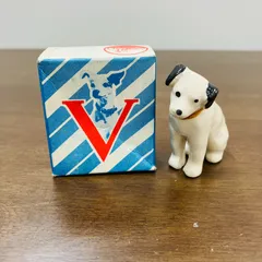 ▲Victor/ビクター ニッパー犬 陶器製 4個セット 日本ビクター △Victor/ビクター ニッパー犬 陶器製 4個セット 日本ビクター