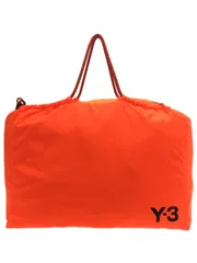 Y-3 ワイスリー FS2369 ロゴプリントナイロンビーチバッグ オレンジ サイズ：のサムネイル