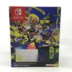 01w-2753 〇  未使用品 Nintendo Switch本体 有機ELモデル スプラトゥーン3エディション ニンテンドースイッチ 【中古品】