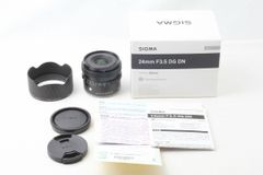 シグマ SIGMA 24mm F3.5 DG DN Contemporary ソニーE用 付属品満載 元箱◇47355