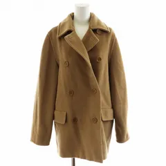 マックスマーラ MAX MARA ピーコート Pコート ミドル丈 ウール アウター 38 S ベージュ /AN27のサムネイル