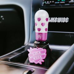 【限定品】ライクワイズ GHOST バレンタイン Edition シフトノブ ピンク ハート かわいい