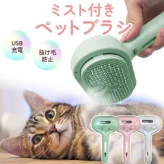 ペットブラシ スチームブラシ 蒸気ペットブラシ 充電式 噴霧式ペットコーム 犬 猫 ブラシ スチーム マッサージ ペット用ブラシ 猫ブラシ 毛取り スリッカーブラシ ブラッシング ミスト ペット 毛取りブラシ 犬ブラシ 猫の毛取り 水タン