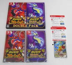 ポケットモンスター スカーレット & バイオレット ダブルパック 特典ピカチュウカード１枚付