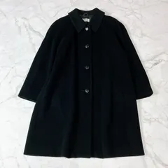 極美品✨C.E.C.I.O セシオ マキシ丈 ロングコート アンゴラ混 38 黒 2025年最新】アンゴラコートの人気アイテム - メルカリ