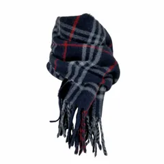 バーバリーロンドン BURBERRY LONDON MADE IN ENGLAND チェック柄マフラー メンズ 表記無 のサムネイル