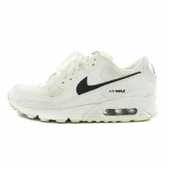 ナイキ NIKE ウィメンズ エア マックス 90 WMNS AIR MAX 90 スニーカー レザー ローカット ロゴ US7.5 24.5cm 白 ホワイト 黒 ブラック DH8010-101 /XZ ■GY01