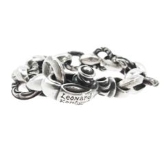 LONE ONES ロンワンズ LEONARD KAMHOUT レナードカムホート刻印 ポーター製 純正レザーポーチ付属 ヘロン ブレスレット【中古】