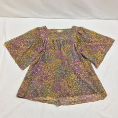 フルーツケイク  シフォン  花柄チュニック