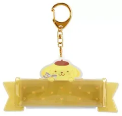【中古】キーホルダー ポムポムプリン エンジョイアイドルシリーズ 銀テープホルダー(横) 「サンリオキャラクターズ」