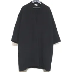 [美品] ドゥーズィーエムクラス　EDENノーカラーコート　黒 2025年最新】Deuxieme Classe レディース ノーカラージャケット