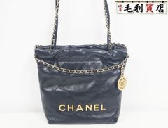 極美品✨CHANEL ラムスキン　シュシュ　ブラック　ピンク　ココマーク 極美品✨CHANEL ラムスキンシュシュブラックピンクココマーク