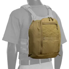 VELOCITY SYSTEMS バックパネル SCARAB LT プレートキャリア用 ジップ着脱式 [ コヨーテブラウン / Mサイズ ]