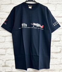 ◾️ オサベッティーズ◾️三式戦闘機「飛燕」飛行第244戦隊 震天制空隊 コットンＴシャツ 【0-027】