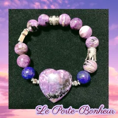 天然石◆パワーストーンブレス◆世界三大ヒーリングストーンチャロアイトラピスラズリ