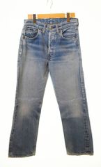 リーバイス Levi's 70s  501 66前期 BIG EビッグE デニムパンツ 青 デニム 無地 ブルー 103MB-103