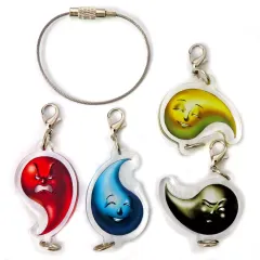 【中古】キーホルダー [単品] サキミタマ＆クシミタマ＆ニギミタマ＆アラミタマ 御魂4連アクリルチャームセット 「PS5/PS4/Switchソフト 真・女神転生V Vengeance ファミ通DXパック」 同梱特典