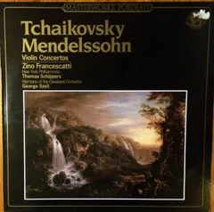 欧LP Tchaikovsky, Felix Mendelssohn-Bartholdy, Zino Francescatti, NY Philharmonic, Thomas Schippers, George Szell Violin Concertos