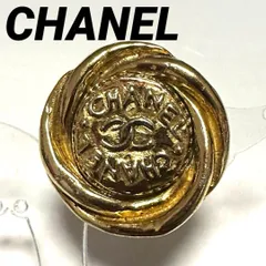 シャネル　CHANEL　イヤリング　ココマーク　ヴィンテージ　マメあり　ゴールド