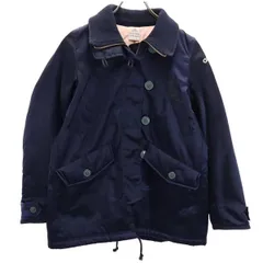 アディダス 長袖 中綿ジャケット S ネイビー系 adidas レディース 古着 【231201】