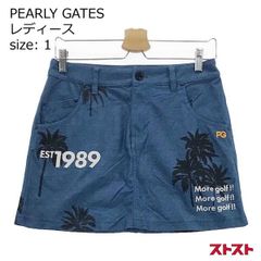 美品】 パーリーゲイツ セットアップ ボタニカル ポロシャツ スカート