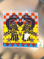 【未使用・新品】【公式正規取扱い】Vivienne Westwood（ヴィヴィアンウエストウッド）FLAGS with TWIN EAGLES タオルハンカチ 鳥モチーフ ギフト プレゼント