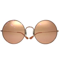 美品 レイバン ラウンド JA-JO ジャッジョ RB3592 サングラス メタル オレンジ 0538 Ray-Ban