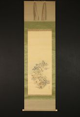 美品 掛け軸 西山完瑛作 雪景山水図 住吉大社 四条派 大阪の人 播州明石藩 明治時代