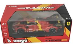 FERRARIフェラーリ 499P 3.0L TURBO 50 LE MANS (POLE POSITION) 2023 ANTONIO FUOCO - MIGUEL MOLINA - NICKLAS NIELSEN  /BBurago 1/18 ミニカー