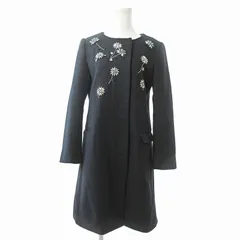 チェスティ Chesty ビジューノーカラーコート ジャケット