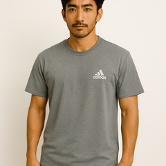 Tシャツ　アディダス　adidas　グレー　Mサイズ　※Used