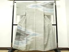 平和屋着物■関村光男　小紋　霞文　暈し染め　逸品　未使用　BAAG9123iy 2025年最新玉虫色 着物の人気アイテム - メルカリ