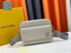 極美品 LOUIS VUITTON ルイ?ヴィトン メンズ ショルダーバッグ ファストライン メッセンジャー アエログラム ブラック