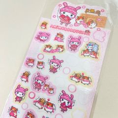 希少　平成レトロ　うさちゃんシュークリーム　シール ハムちゃんフラッペ うさちゃんシュークリーム シール