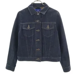 BLUE LABEL CRESTBRIDGE ブルーレーベルクレストブリッジ デニムジャケット 38 インディゴ ジージャン レディース 古着