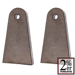 ウェルドタブLサイズ　6ミリ厚　スチール　2P