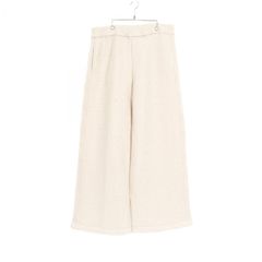マックスマーラ MAX MARA パンツ コットンブレンドジャージー ベージュ コットン パンツ レディース 未使用