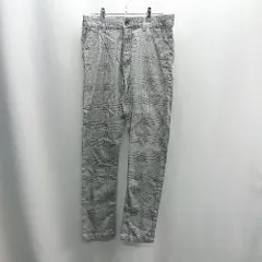 ◇ Θ MONO-MART モノマート チェック柄 チノパン サイズ M グレー系 メンズ E  【1410290063538】のサムネイル