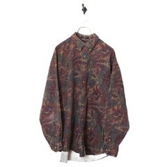 USED ROUNDTREE＆YORKE PRINTED SHIRT/XL