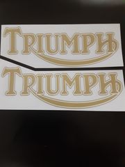 海外　TRIUMPH トライアンフ 200mm カッティング ステッカー
