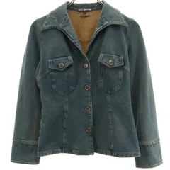 FOXEY NEW YORK フォクシー ニューヨーク 日本製 ジャケット 38 ブルー系 レディース 古着のサムネイル