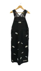 ピンクハウス PINK HOUSE ジャンパースカート ワッペン 総柄 黒 スカート P0199FA02 ワンピース ブラック 101LT-172