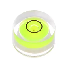 uxcell ラウンドバブルレベル 13x7mm ミニ円形ブルズアイ水準器 カメラ三脚 望遠鏡 ワークショップ ターンテーブル 写真フレーム 水平出し用 緑