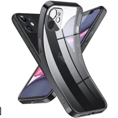 スマホケース　iPhone11 アイフォン11  6.1インチ(ブラック)対応　ym5