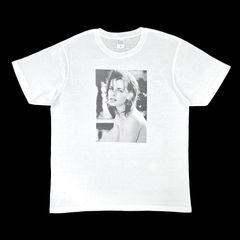 オリジナル ムービー Tシャツ ナスターシャキンスキー テス キャットピープル パリテキサス 映画 ドイツ人 ビューティー女優 煙草 モノクロ 白 ホワイト XS(SS) S M L XL(LL) ジャスト オーバー サイズ メンズ レディース ユニセックス